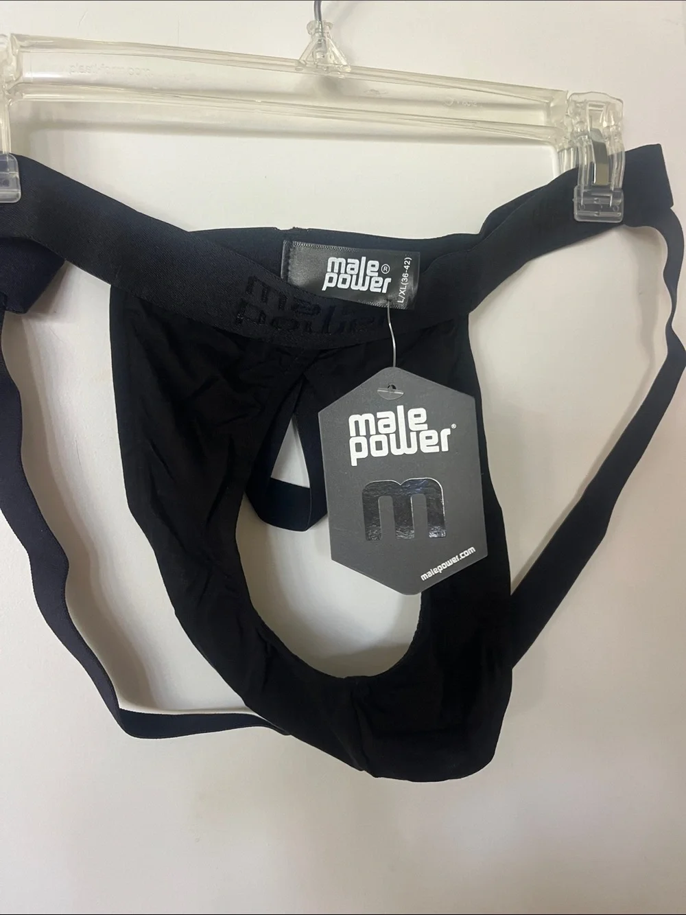 Men's Black Jockstrap Brief - Comfort Support - Picture 2 of 4